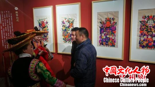 湖南福建国家级非遗精品年画亮相恭王府博物馆