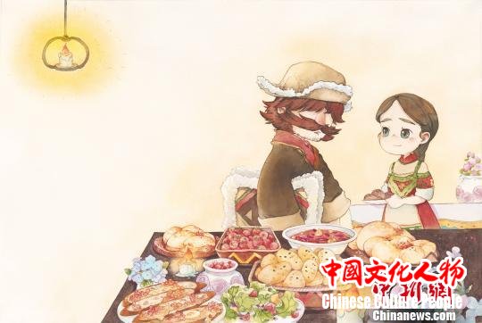 绘本《蓝利鸟》。　钟欣 摄