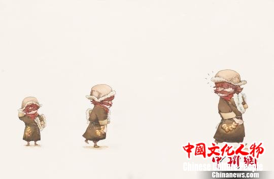 绘本《蓝利鸟》。　钟欣 摄