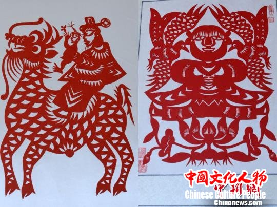 程兴红的剪纸作品 钟欣 摄