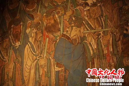 比永乐宫的建筑更为珍贵更为引人注目的,是杰出的壁画艺术。山西省旅发委供图 比永乐宫的建筑更为珍贵更为引人注目的,是杰出的壁画艺术。山西省旅发委供图